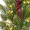 32" Glittery Gold Dunhill® Fir Snowflake with Warm White LED Lights